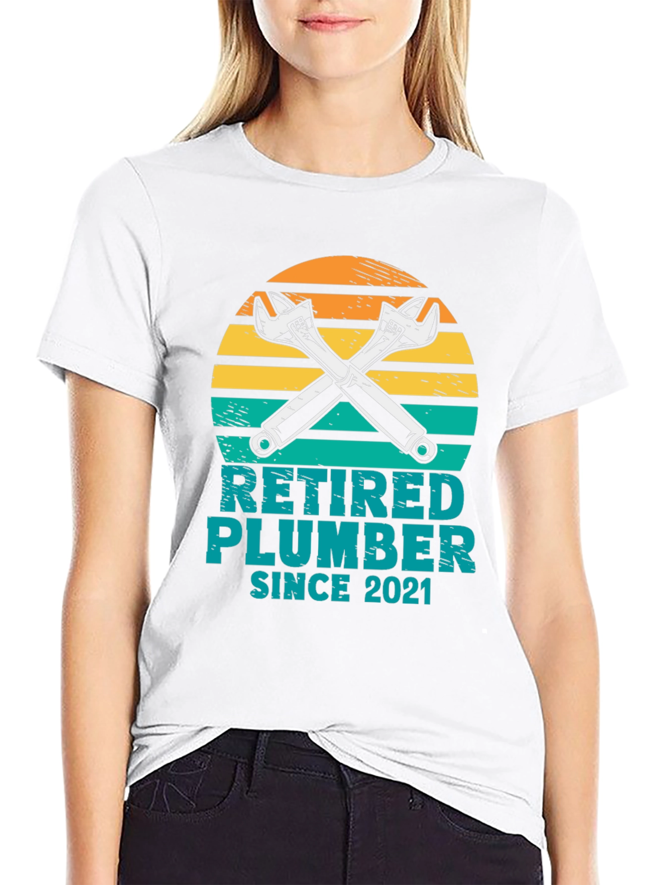 Retired Plumber Since 2021 T-Shirt