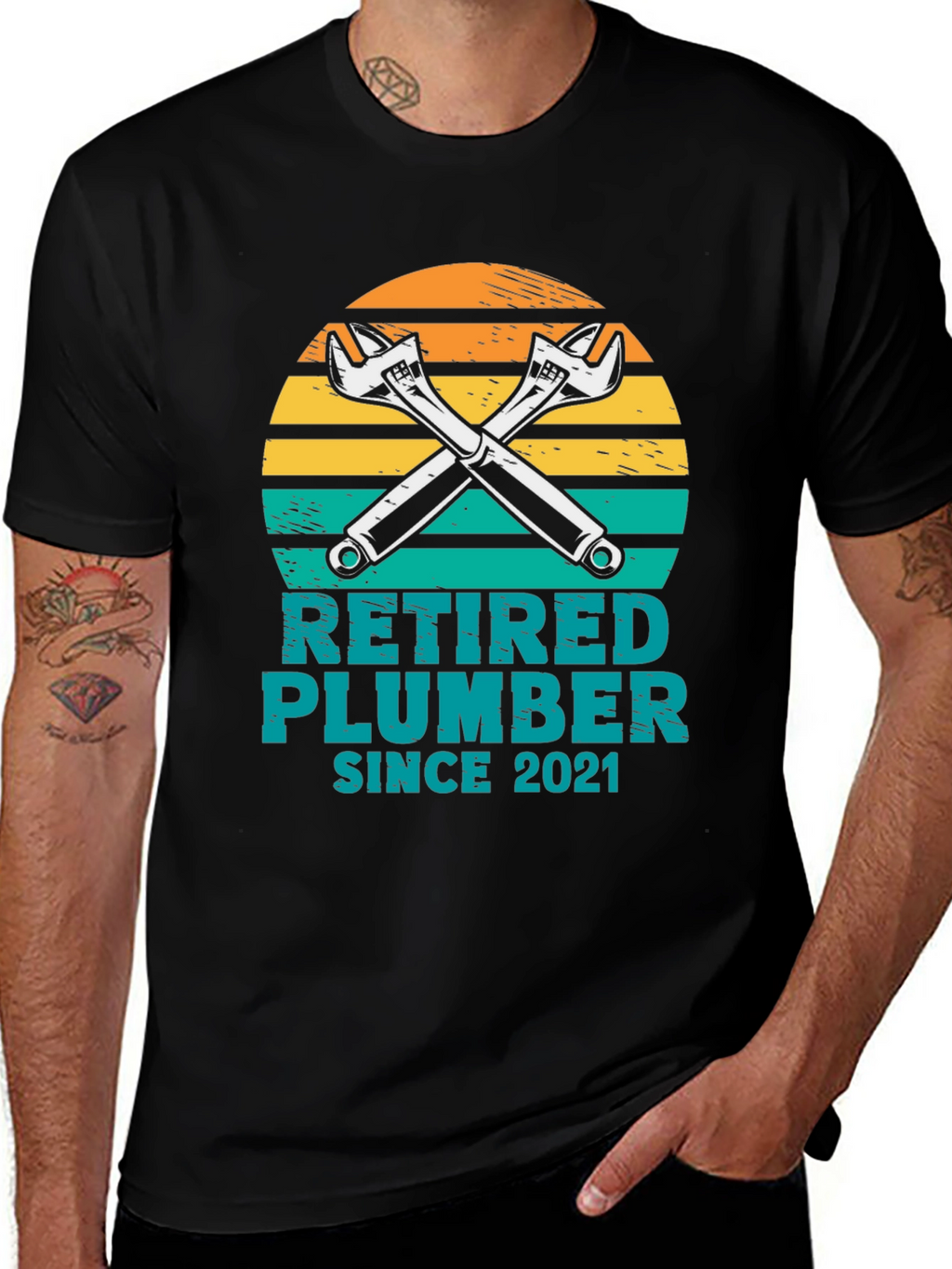 Retired Plumber Since 2021 T-Shirt