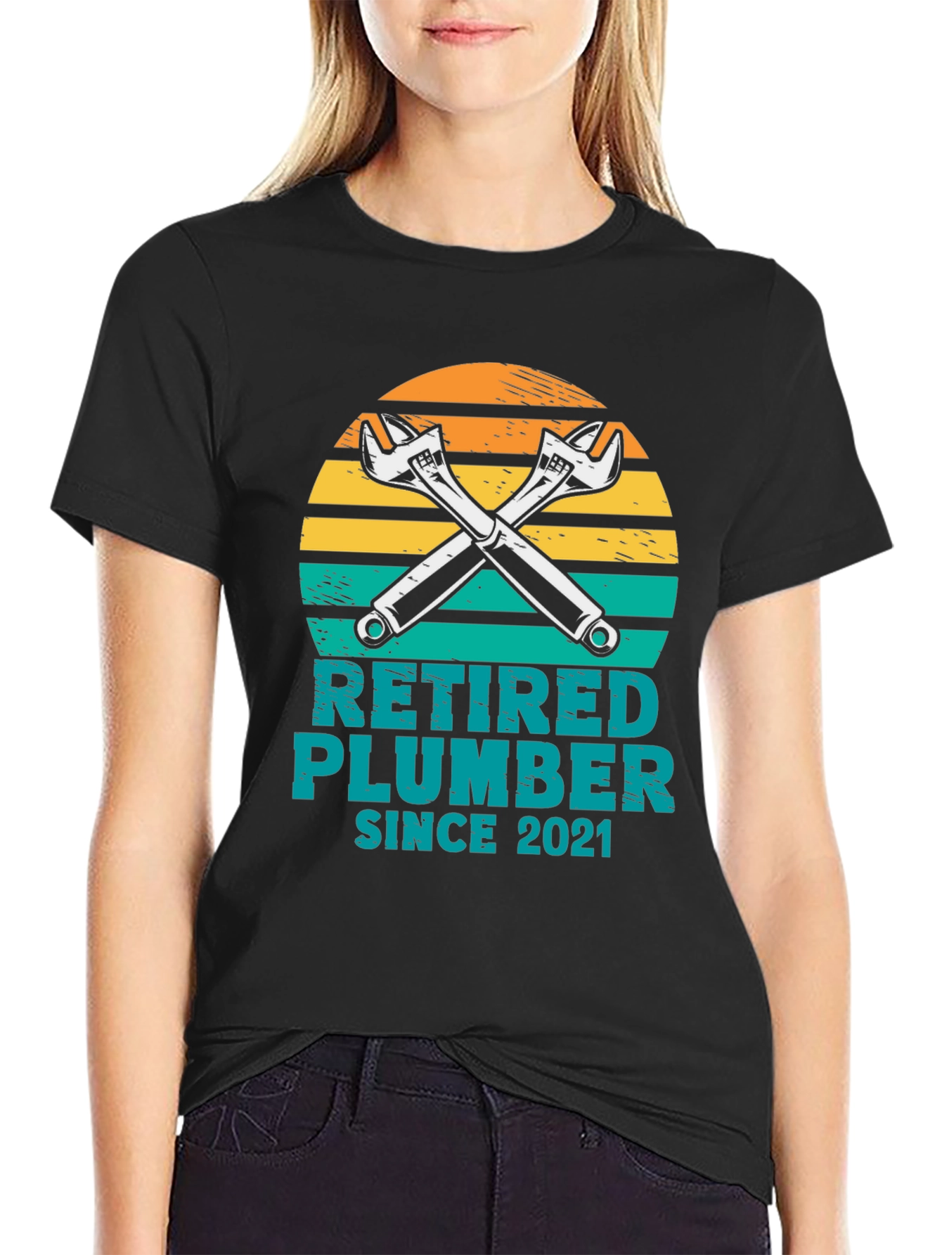 Retired Plumber Since 2021 T-Shirt