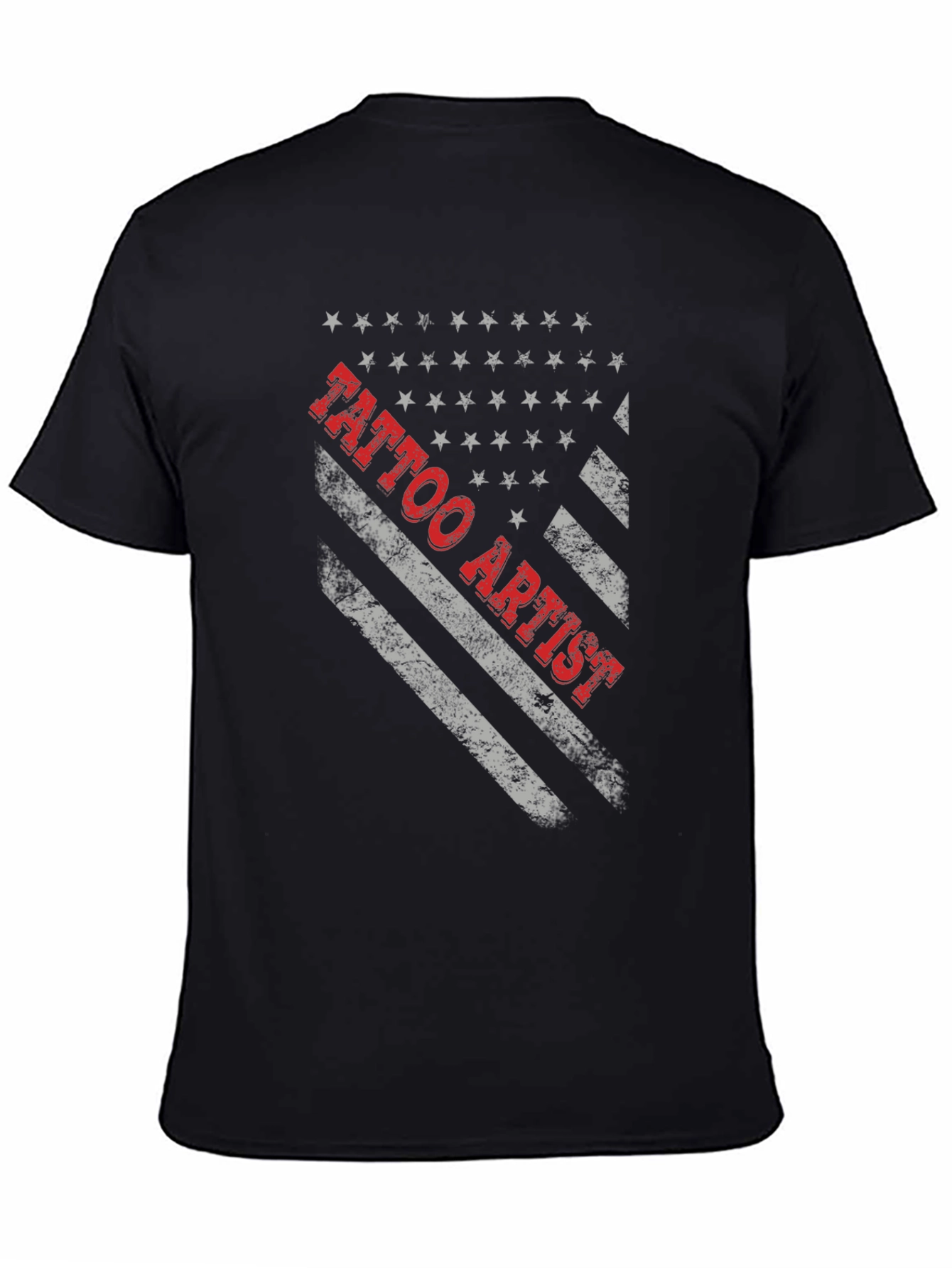 Tattoo Artist American Flag Graphic T-Shirt