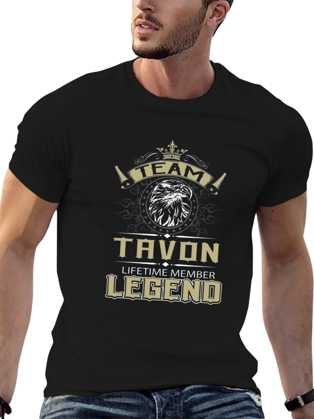 Team Tavon Legend Black Graphic Tee