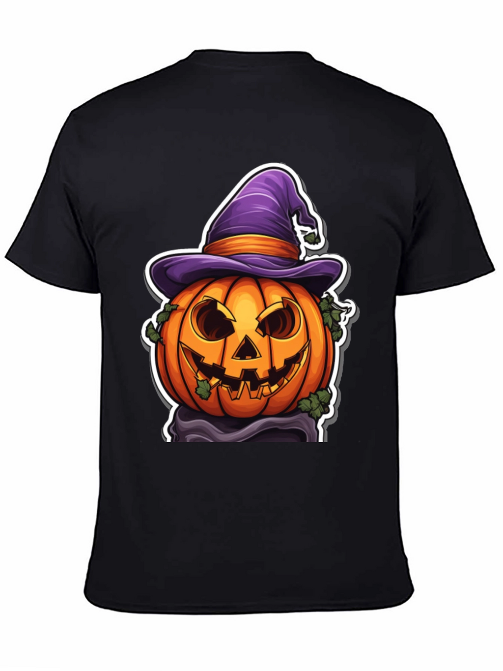 Halloween Pumpkin Witch Hat T-Shirt
