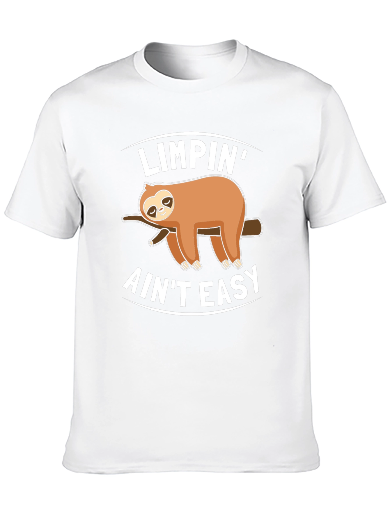 Limpin Aint Easy Sloth Graphic T-Shirt