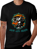 Rise and Grind Graphic Tee - Streetwear Style