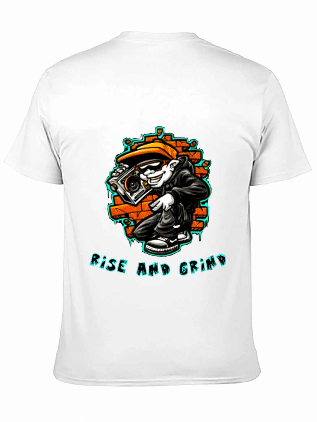 Rise and Grind Graphic Tee - Streetwear Style