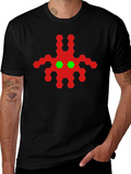 Retro Alien Graphic Tee - Black