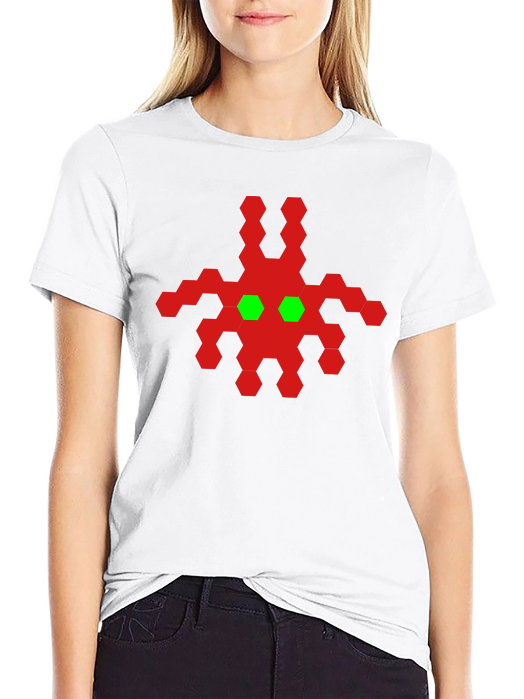 Retro Alien Graphic Tee - Black
