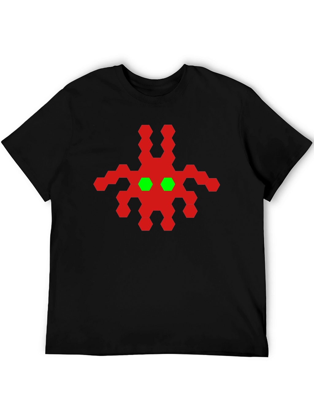 Retro Alien Graphic Tee - Black