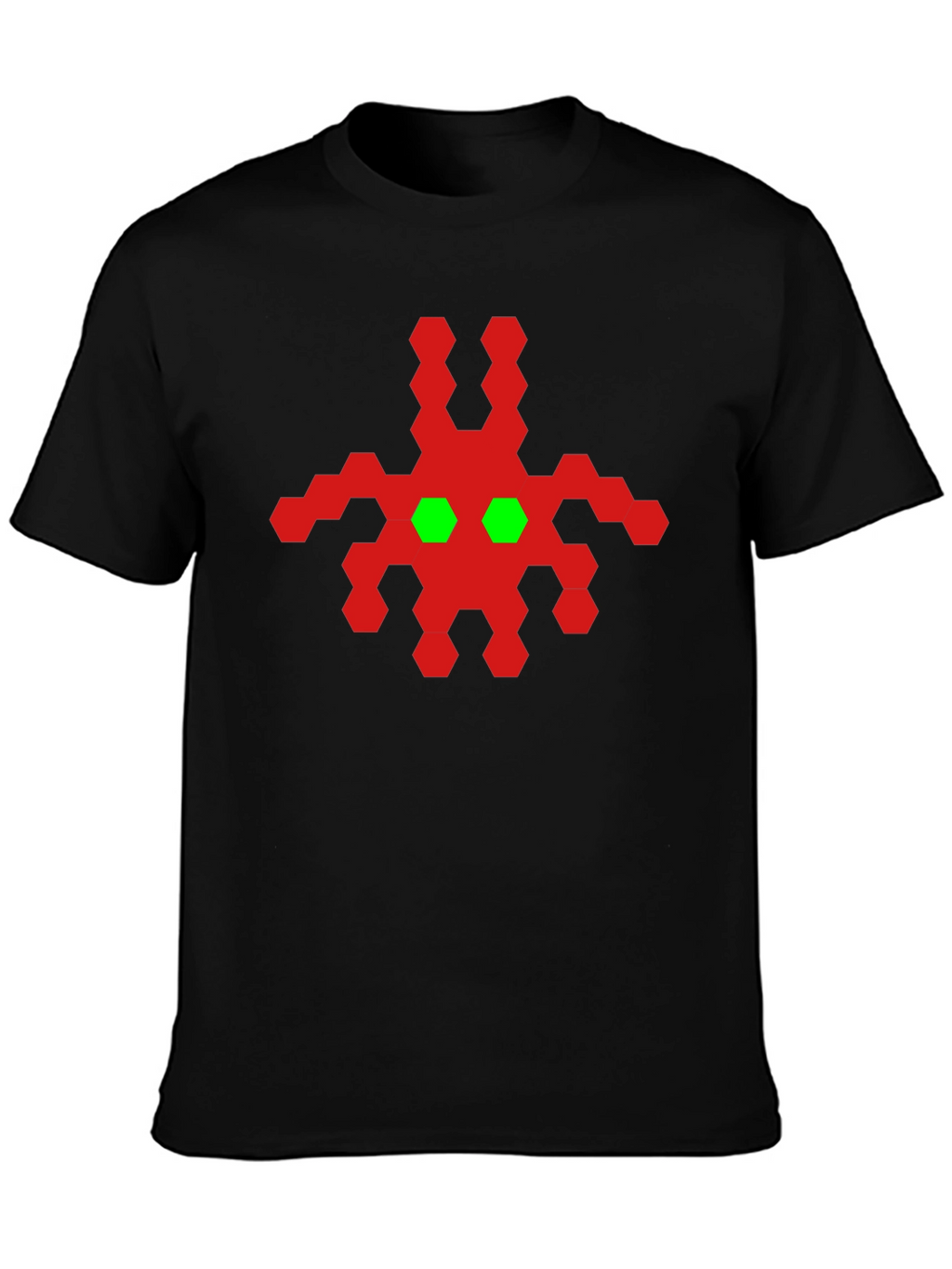 Retro Alien Graphic Tee - Black