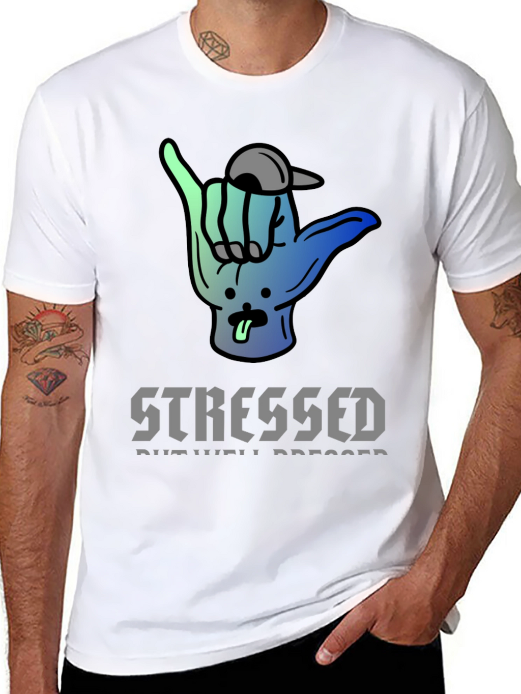 Stressed But Well Dressed Graphic Tee