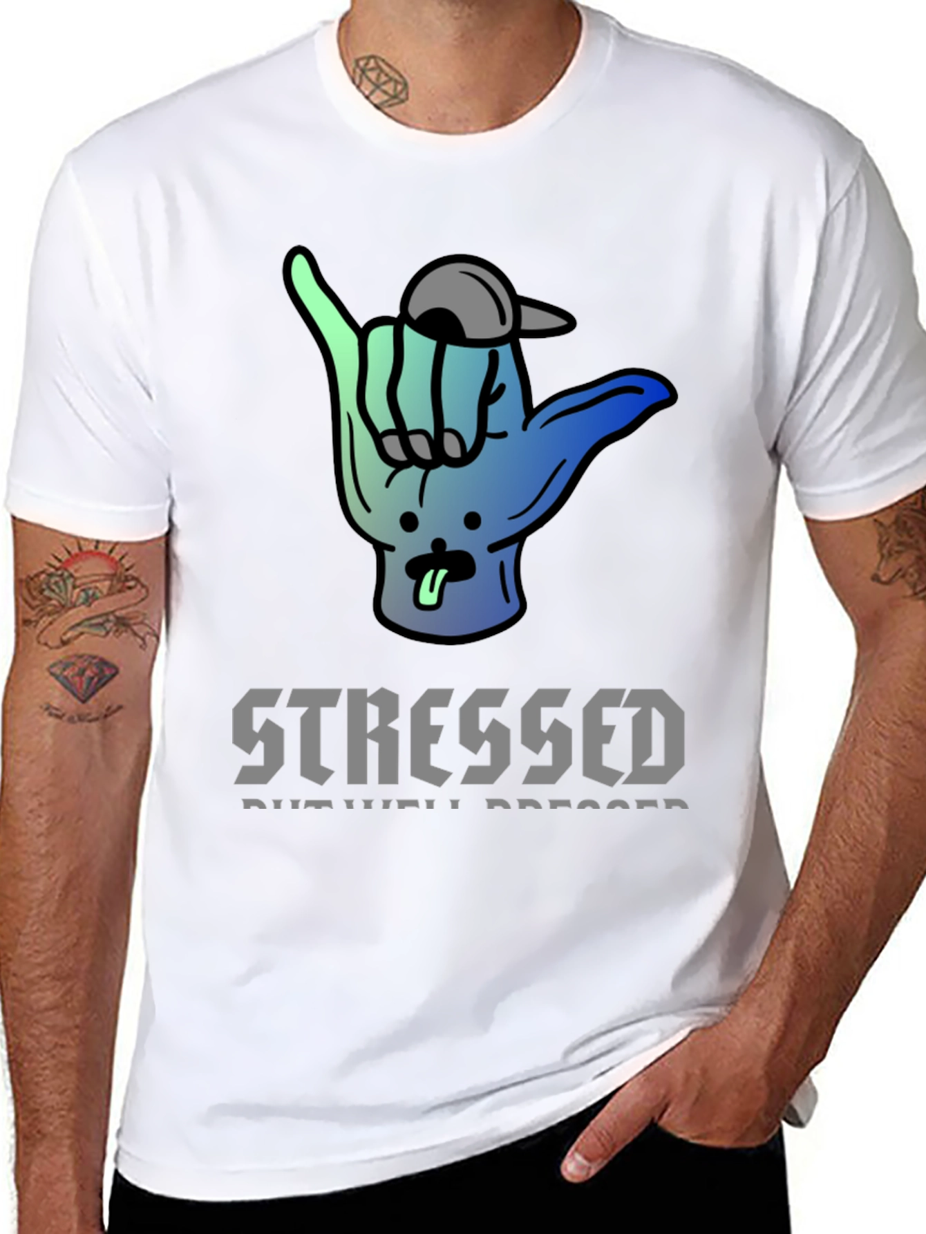 Stressed But Well Dressed Graphic Tee