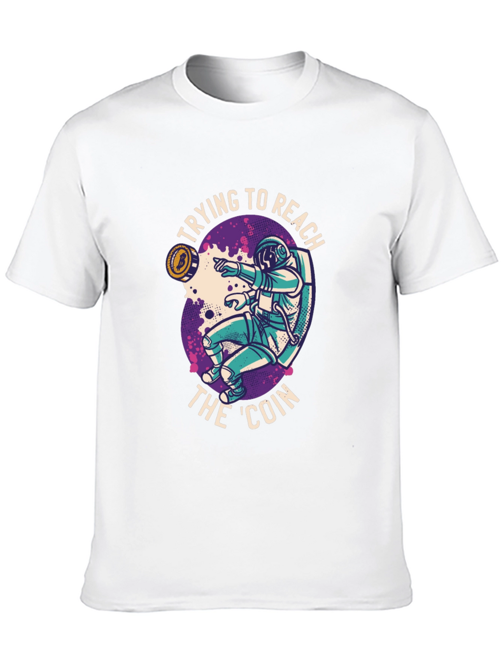 Bitcoin Astronaut T-Shirt - Crypto to the Moon!