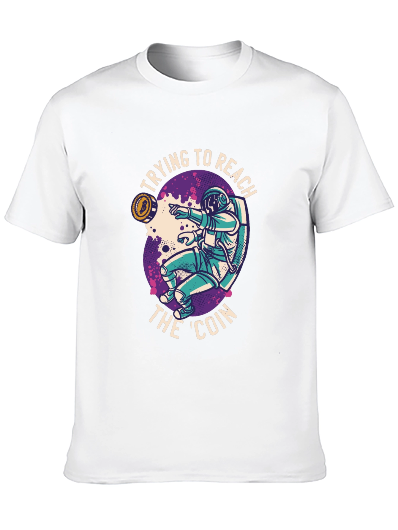 Bitcoin Astronaut T-Shirt - Crypto to the Moon!