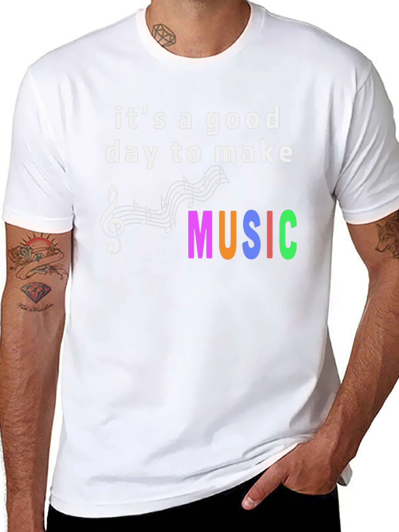 Its a Good Day to Make Music Graphic Tee