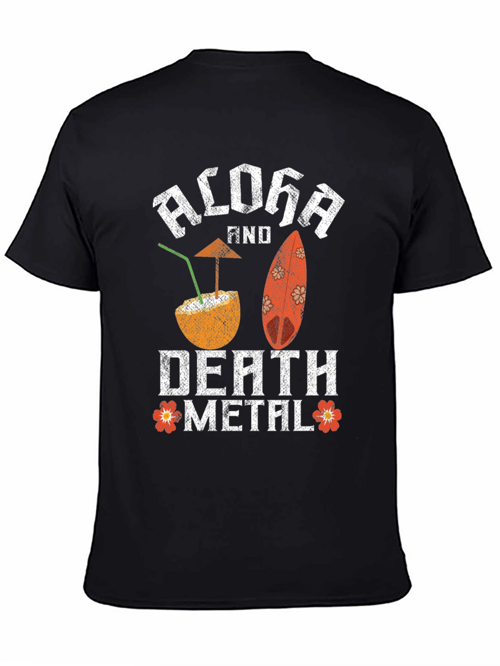 Aloha and Death Metal T-Shirt - Tropical Goth