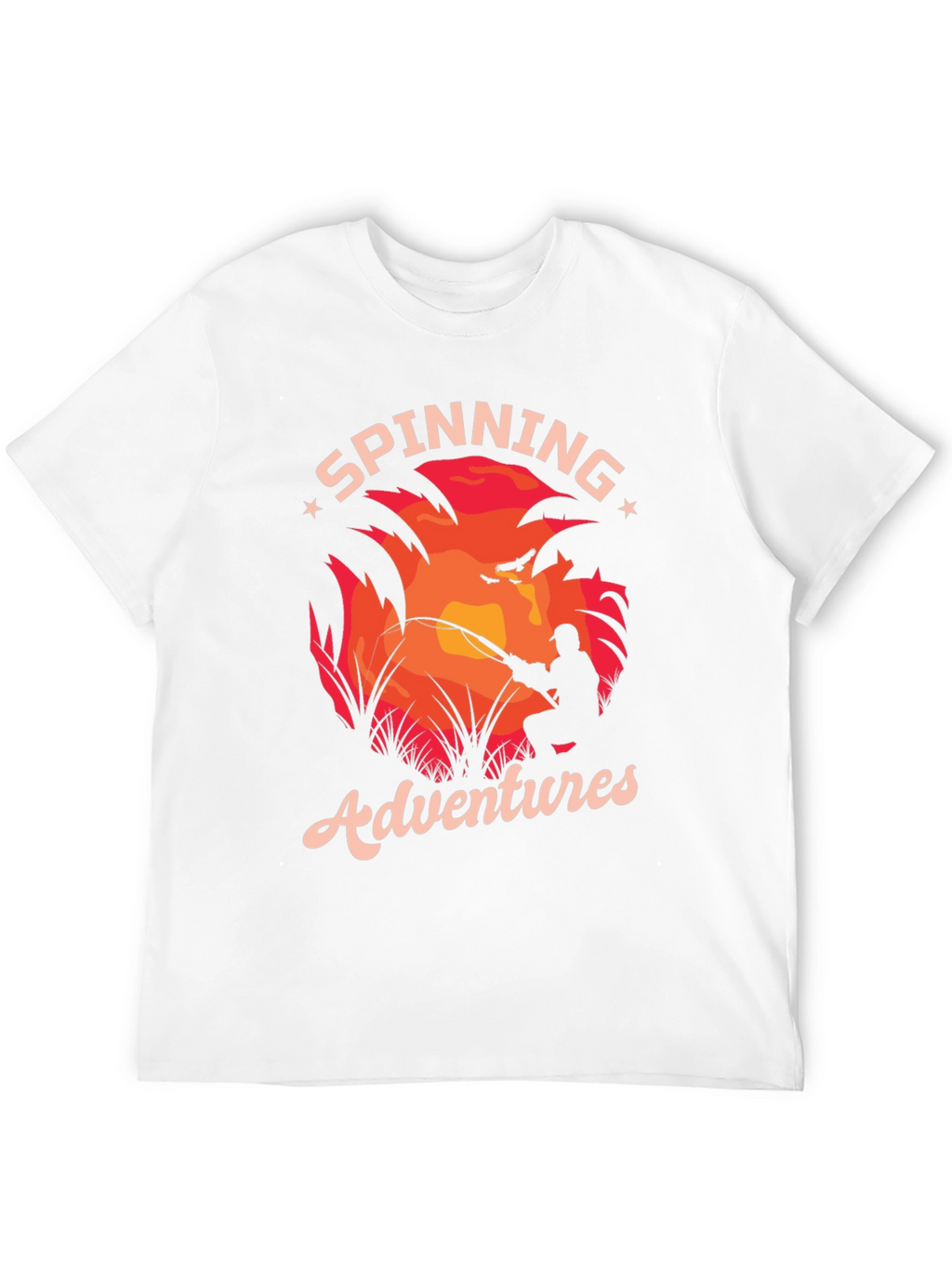 Spinning Adventures T-Shirt Fishing Graphic Tee