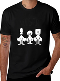 Wiser T-Shirt Graphic Print Black Crew Neck