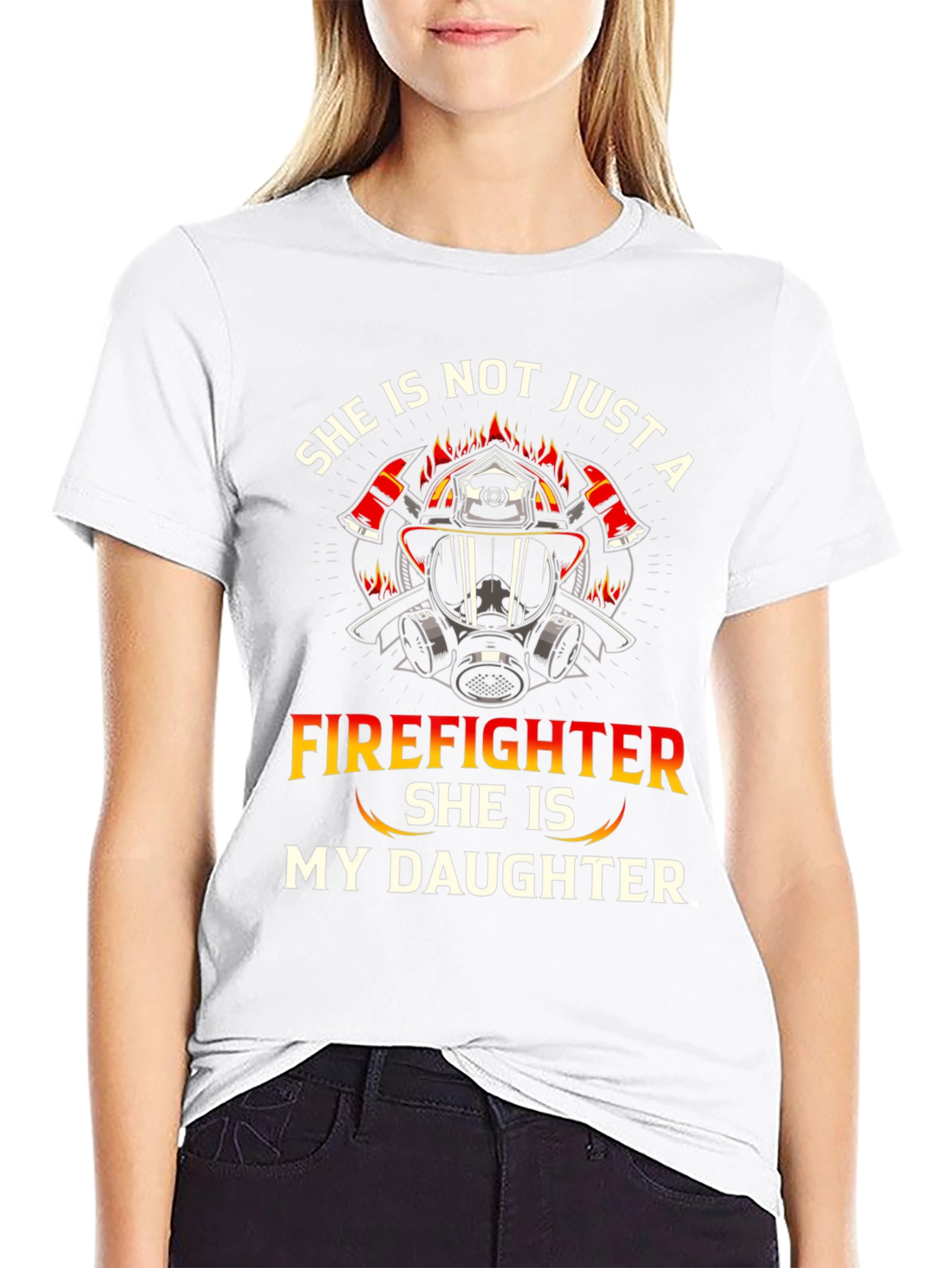 Firefighter Daughter T-Shirt - Proud Parent Apparel