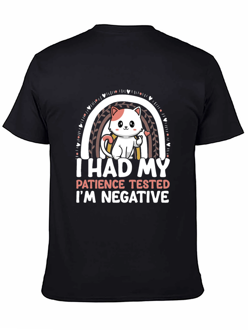 Funny Cat Patience Negative T-Shirt