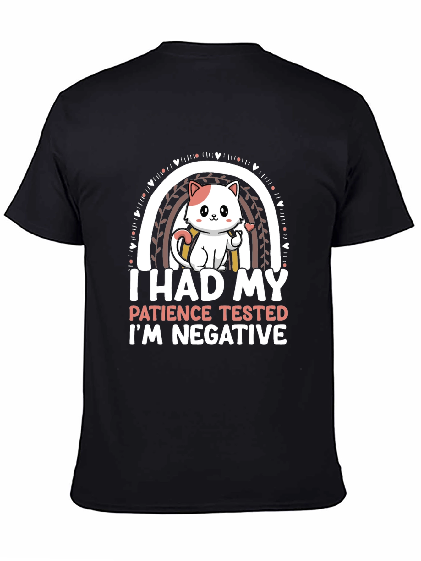 Funny Cat Patience Negative T-Shirt