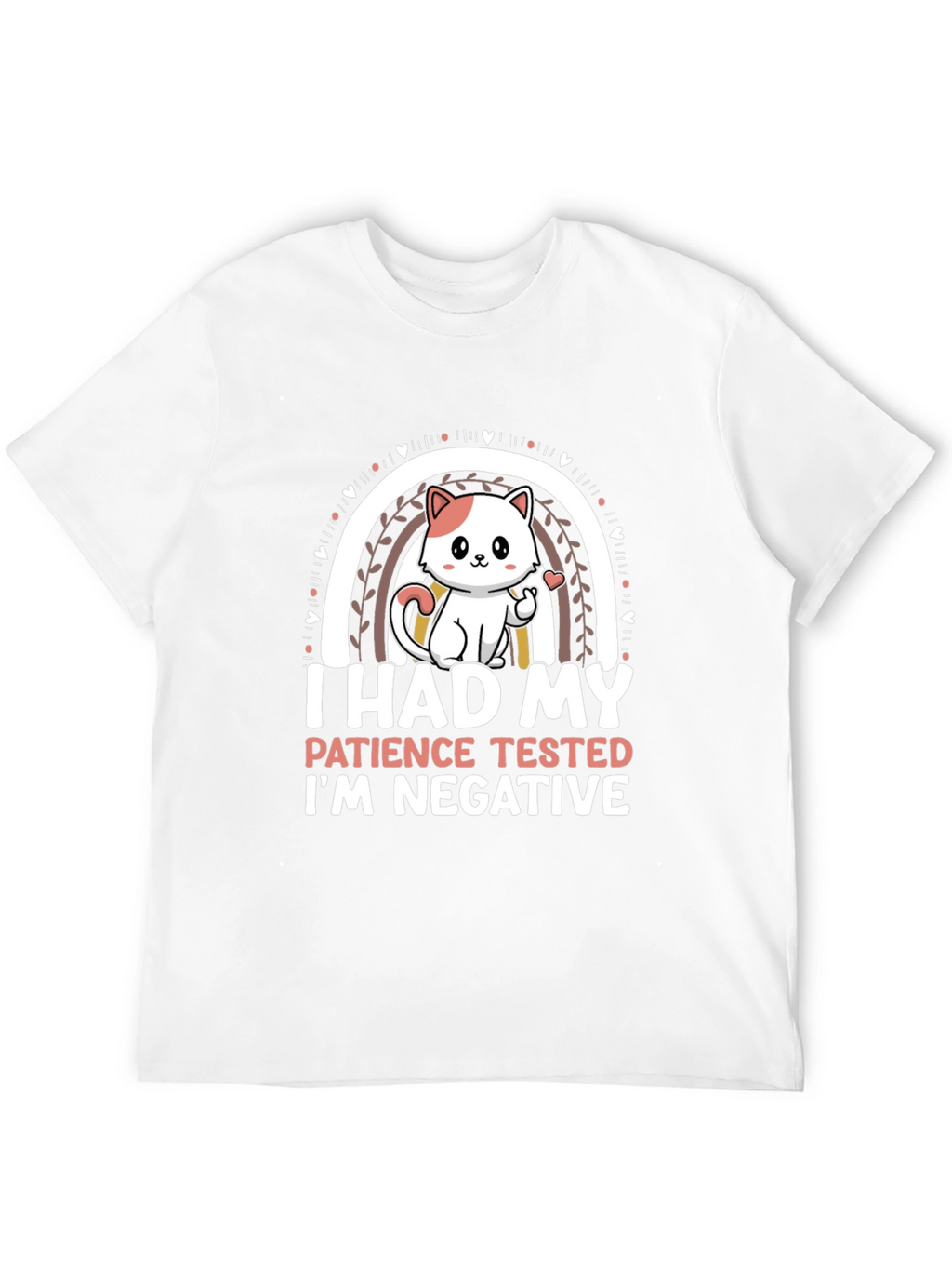 Funny Cat Patience Negative T-Shirt
