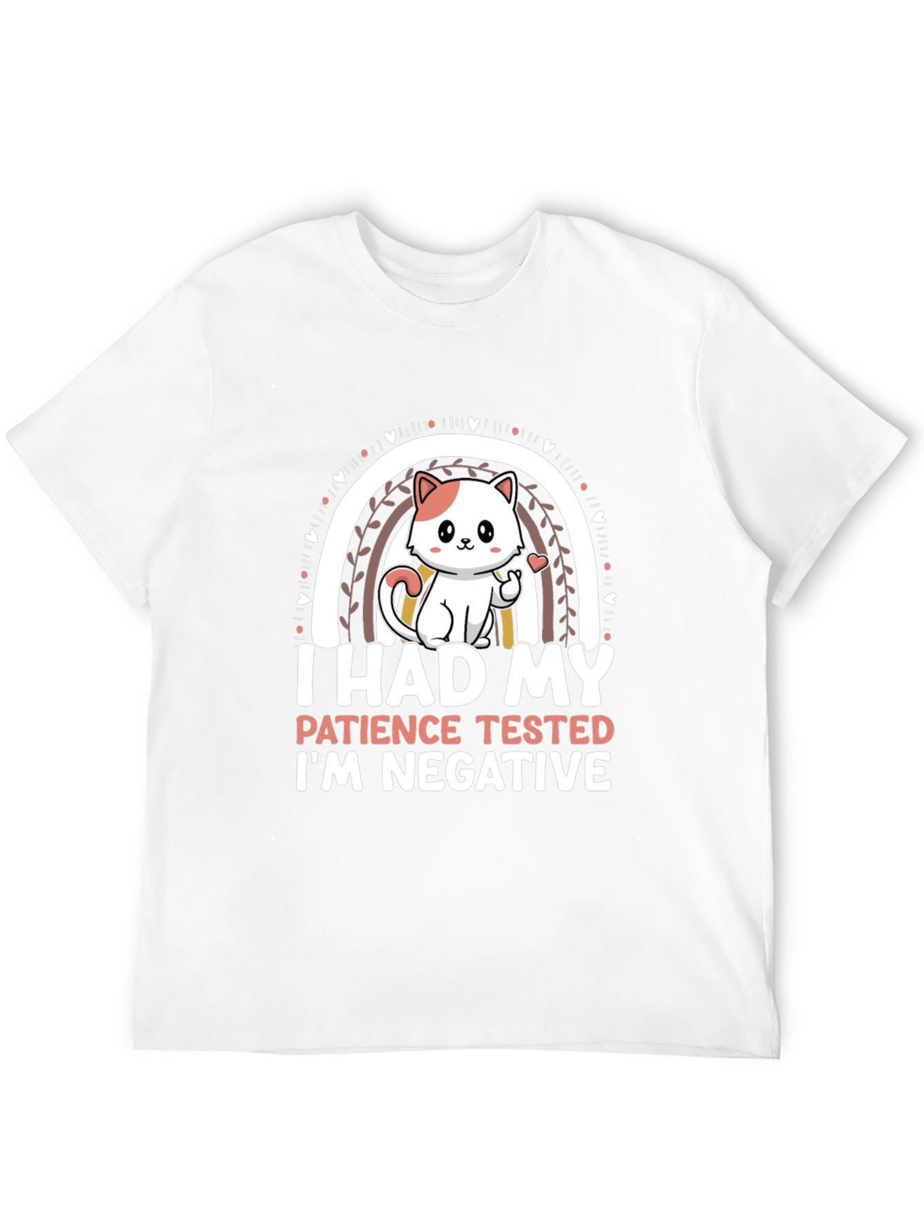 Funny Cat Patience Negative T-Shirt