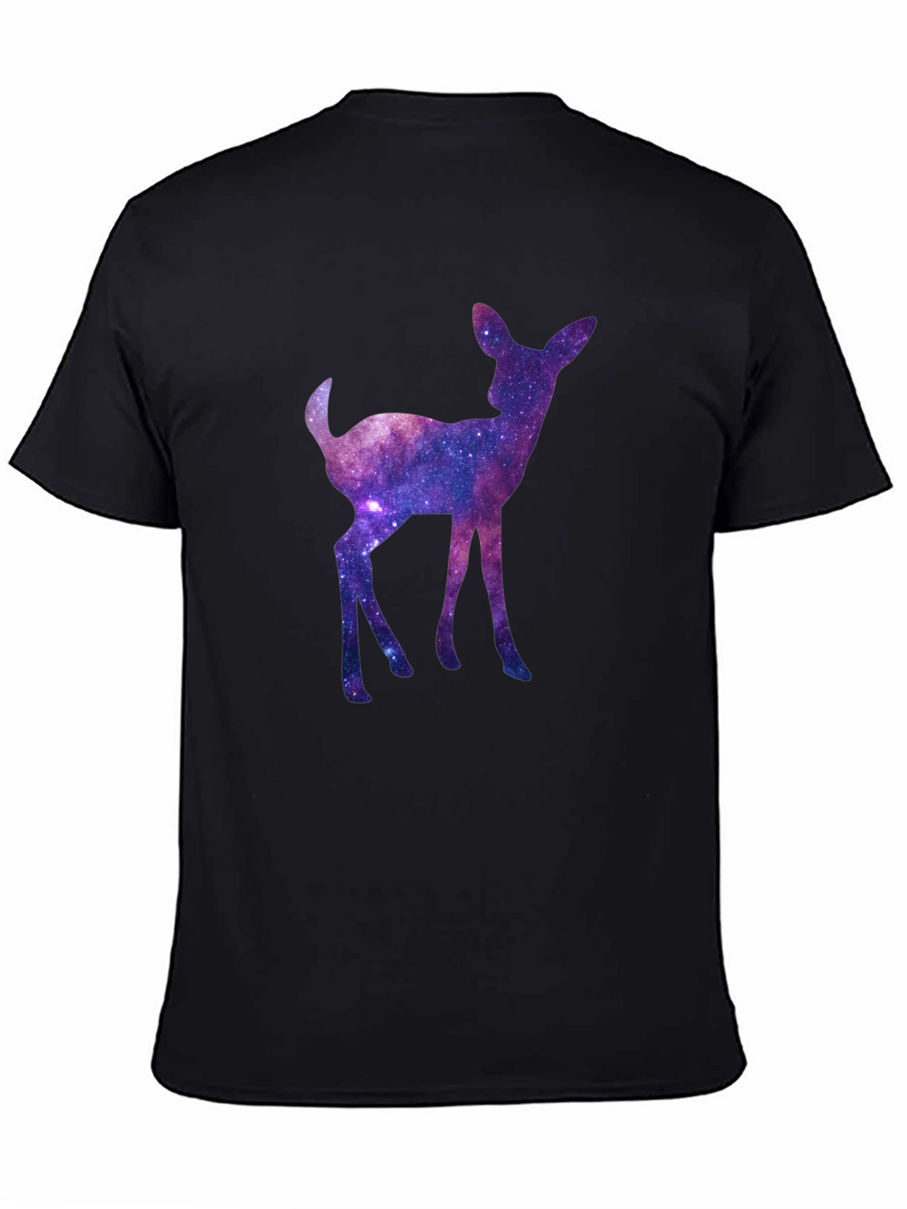 Galaxy Deer Graphic Tee - Cosmic Fawn T-Shirt