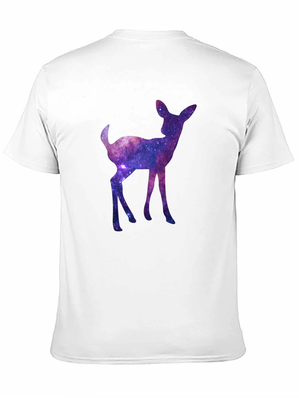 Galaxy Deer Graphic Tee - Cosmic Fawn T-Shirt