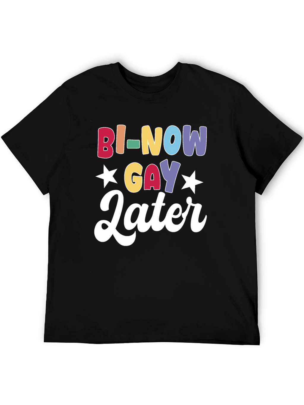 Bi-Now Gay Later Graphic Tee