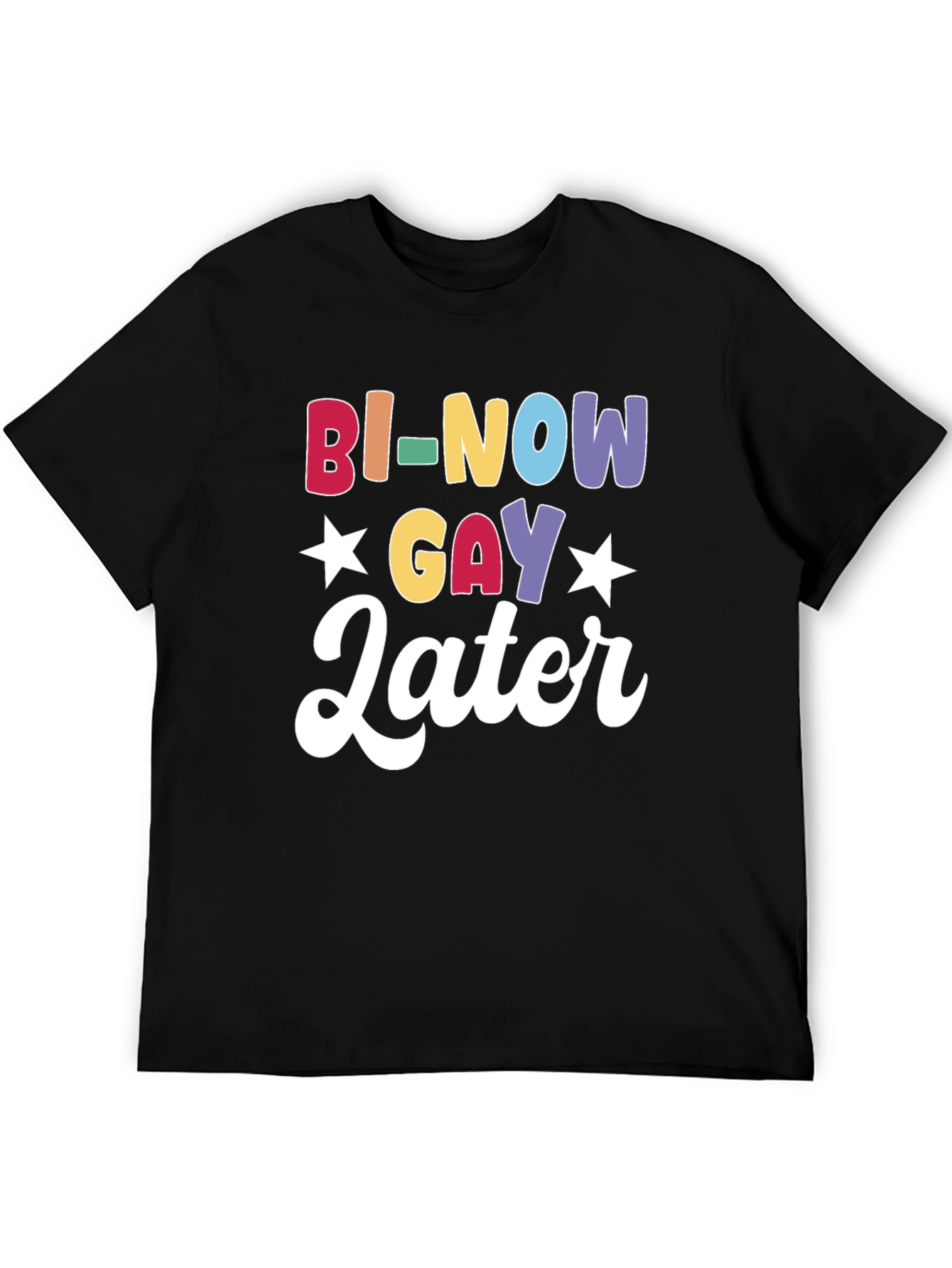 Bi-Now Gay Later Graphic Tee