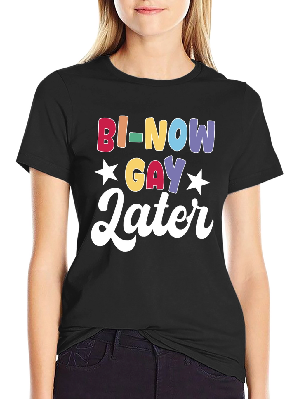 Bi-Now Gay Later Graphic Tee