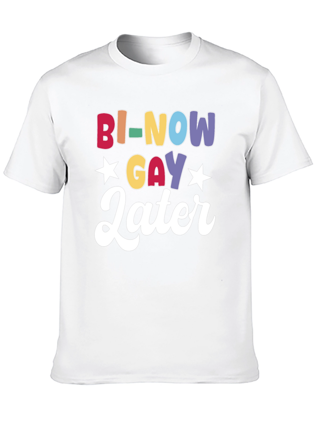 Bi-Now Gay Later Graphic Tee