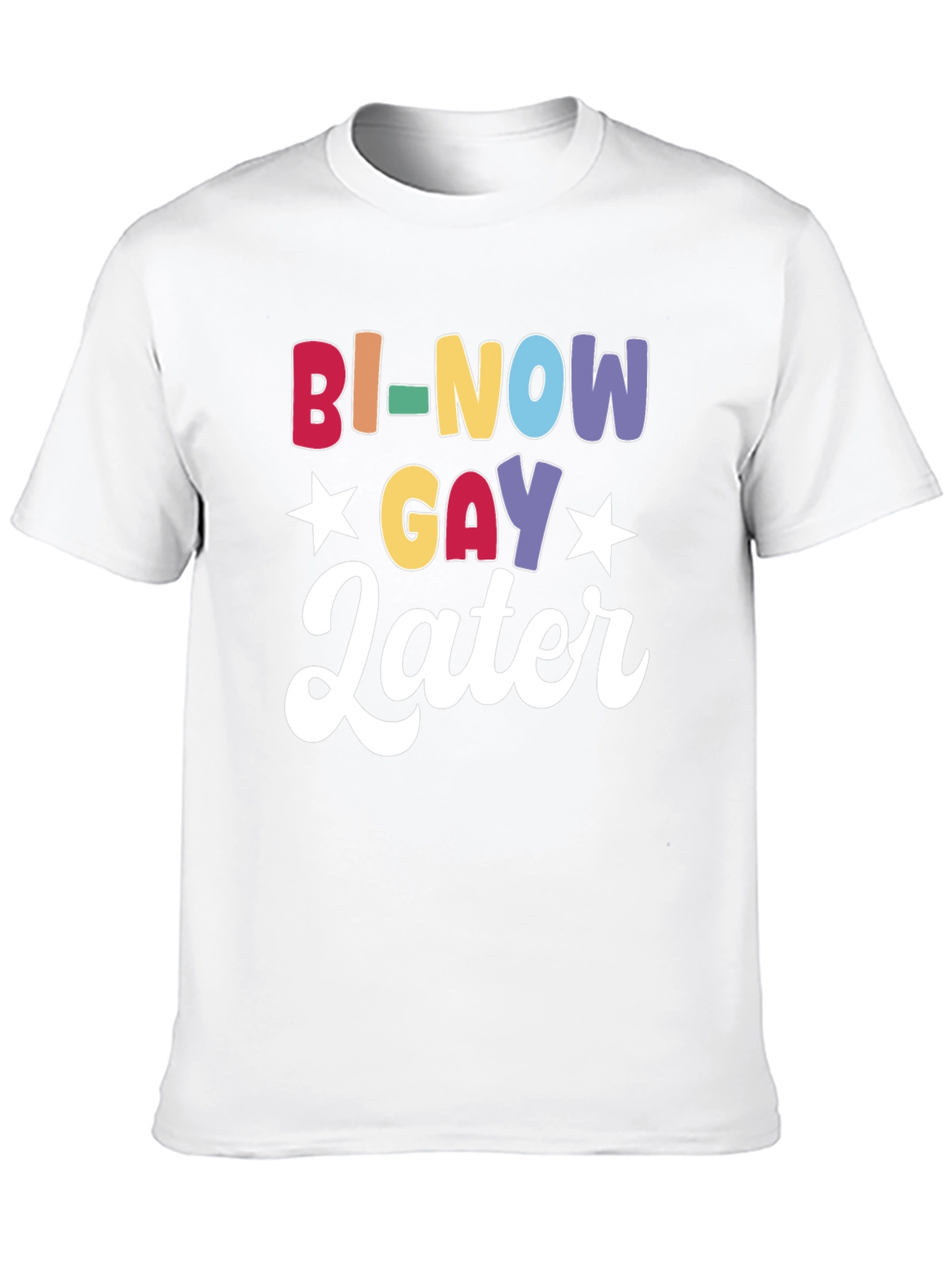 Bi-Now Gay Later Graphic Tee