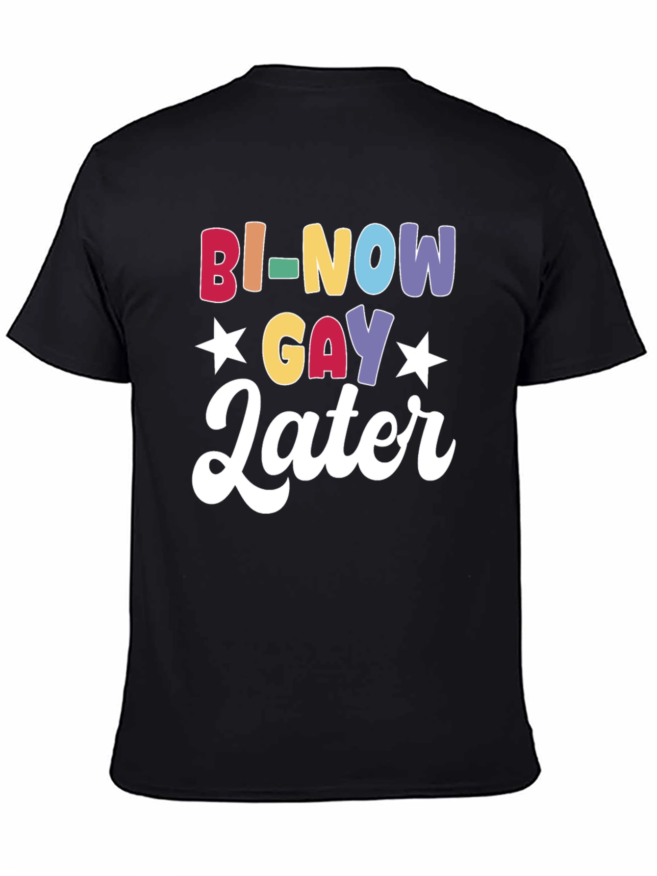 Bi-Now Gay Later Graphic Tee