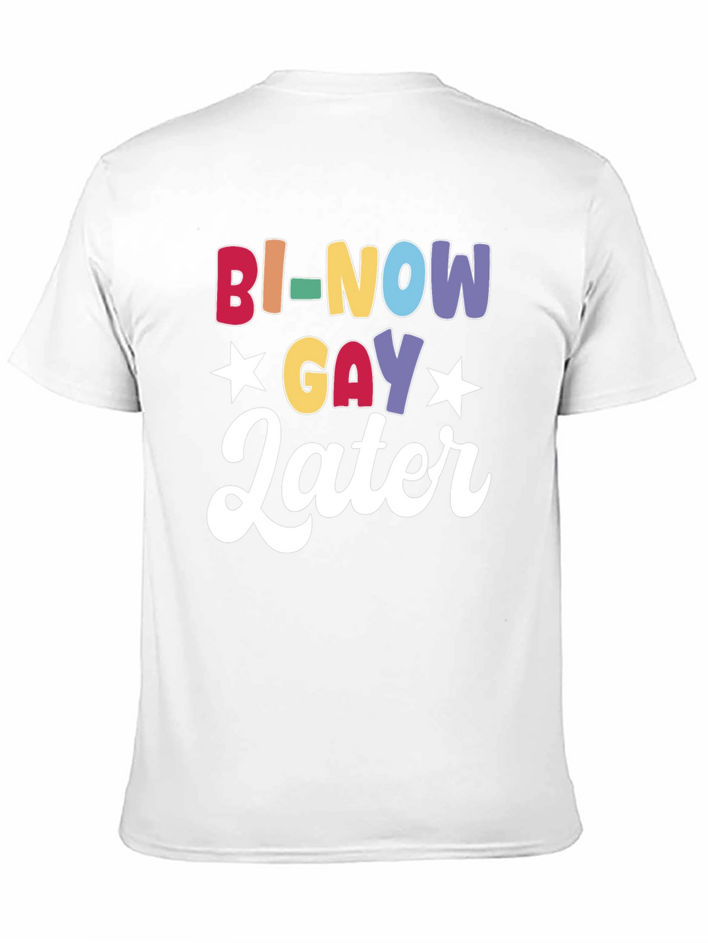 Bi-Now Gay Later Graphic Tee