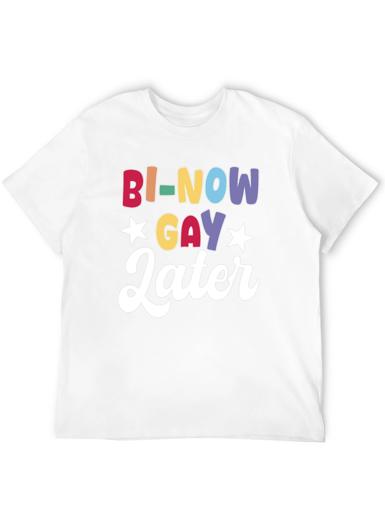 Bi-Now Gay Later Graphic Tee