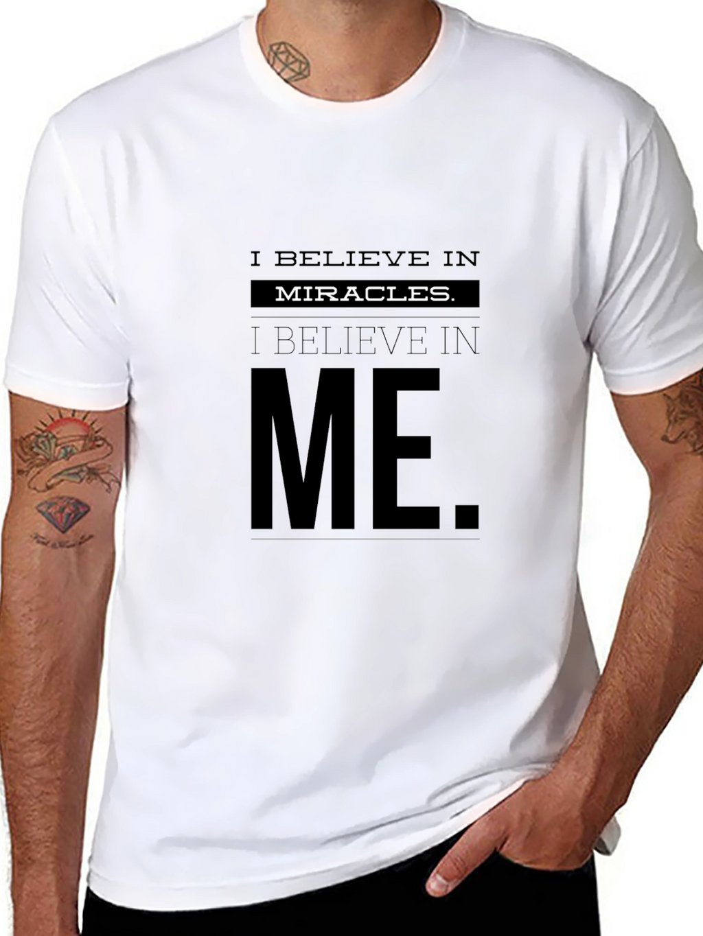 Believe in Miracles T-Shirt | Inspirational Graphic Tee