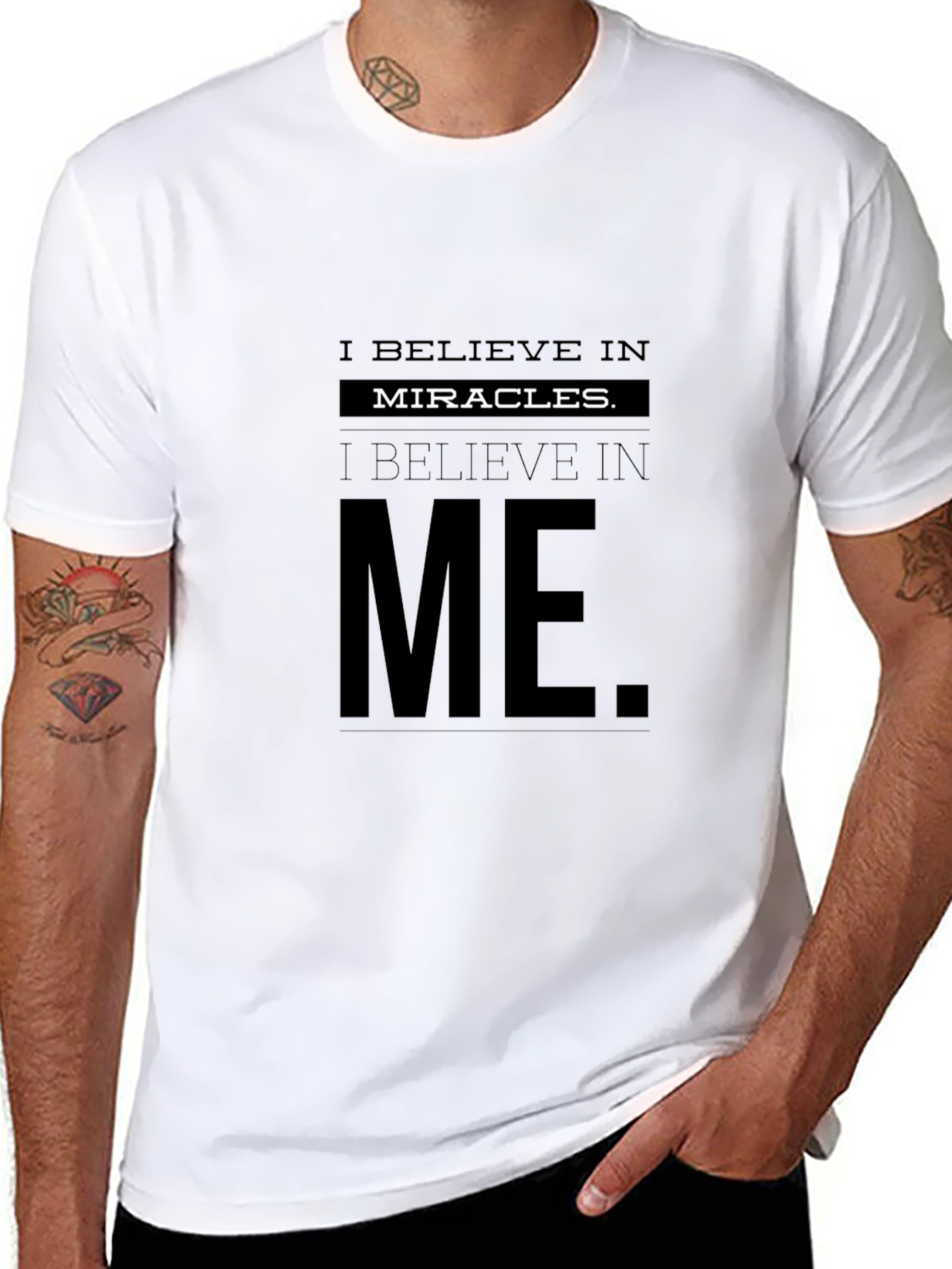Believe in Miracles T-Shirt | Inspirational Graphic Tee