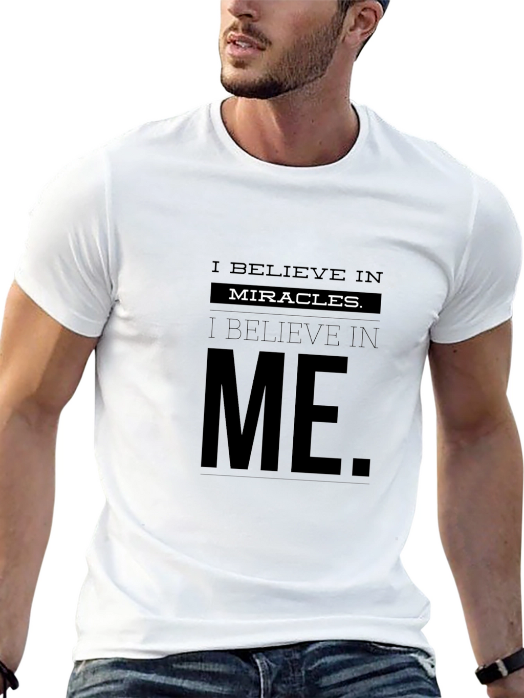 Believe in Miracles T-Shirt | Inspirational Graphic Tee
