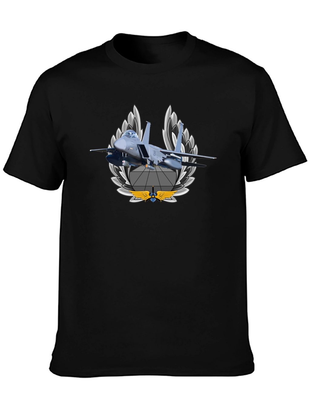 Jet Fighter Graphic T-Shirt - Cool Aviator Tee