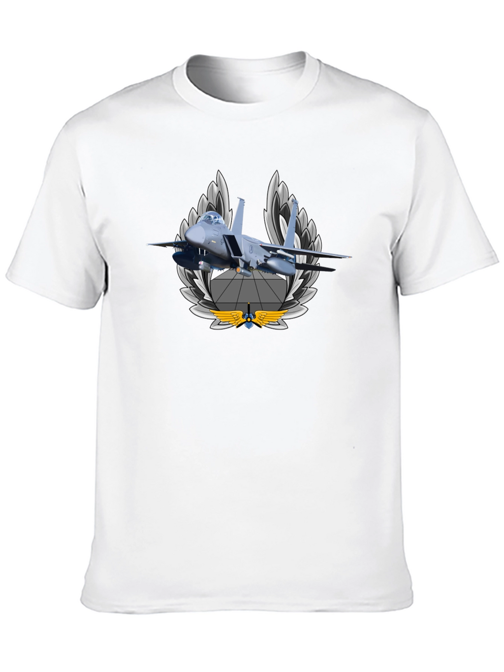 Jet Fighter Graphic T-Shirt - Cool Aviator Tee