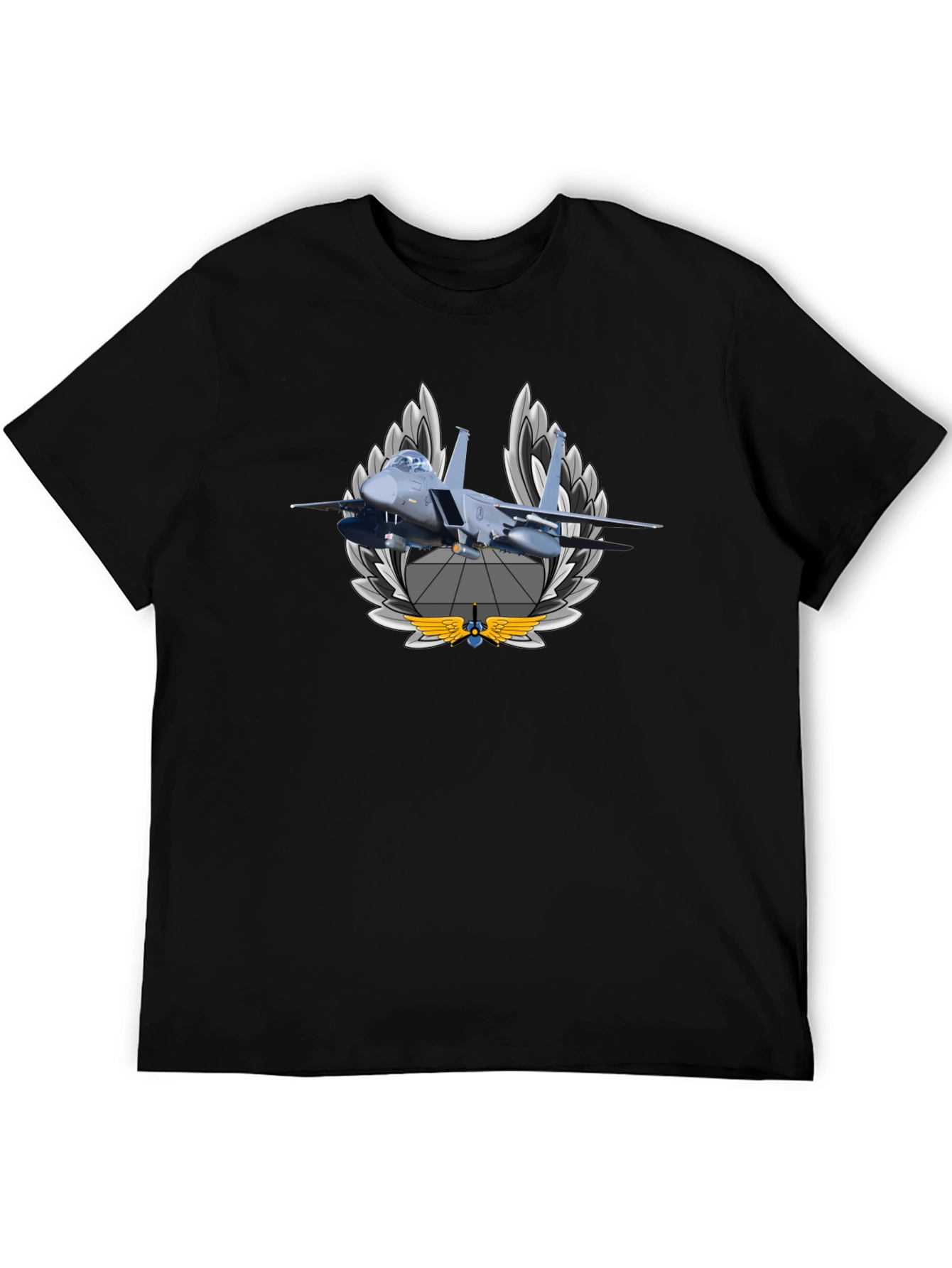 Jet Fighter Graphic T-Shirt - Cool Aviator Tee
