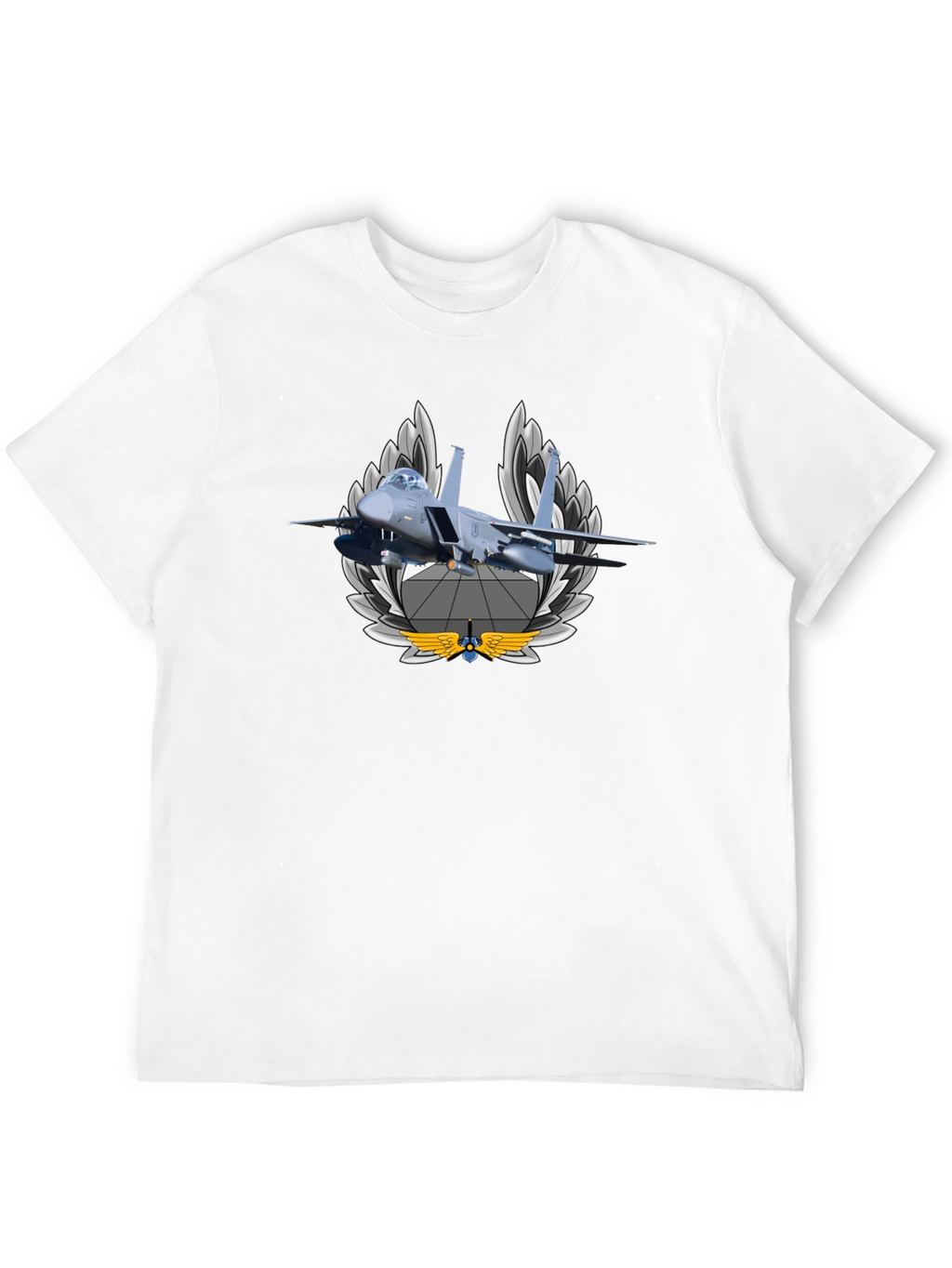 Jet Fighter Graphic T-Shirt - Cool Aviator Tee