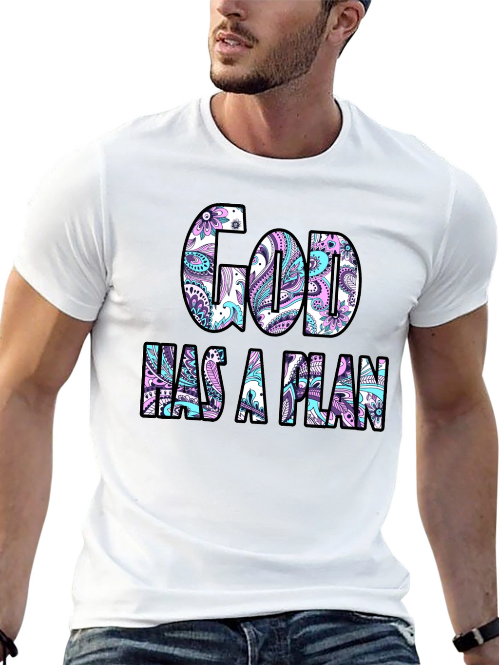 God Has A Plan Graphic T-Shirt