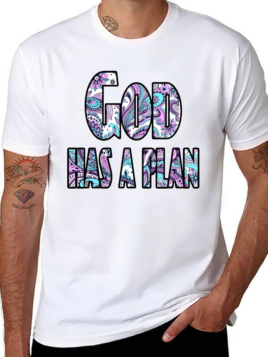 God Has A Plan Graphic T-Shirt