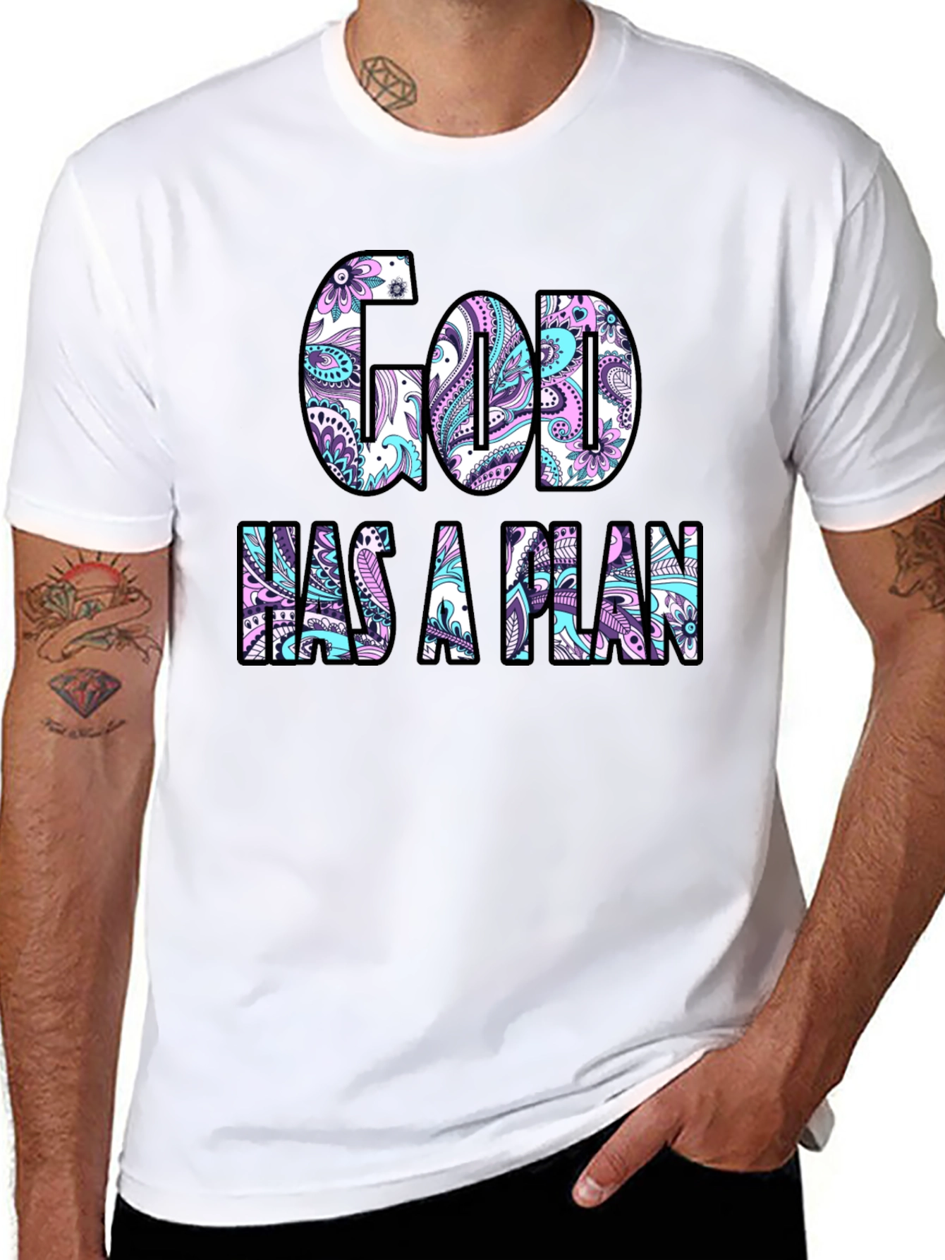 God Has A Plan Graphic T-Shirt