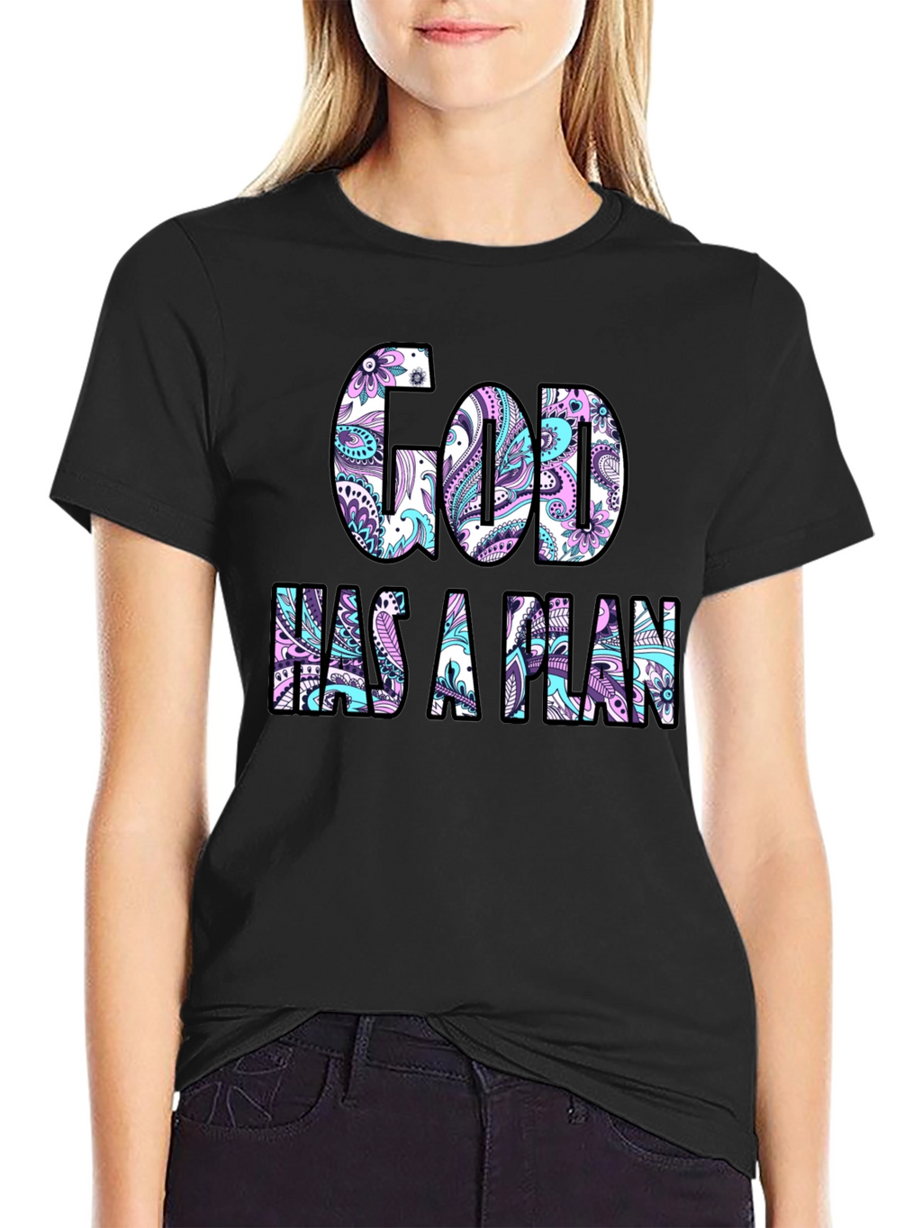 God Has A Plan Graphic T-Shirt