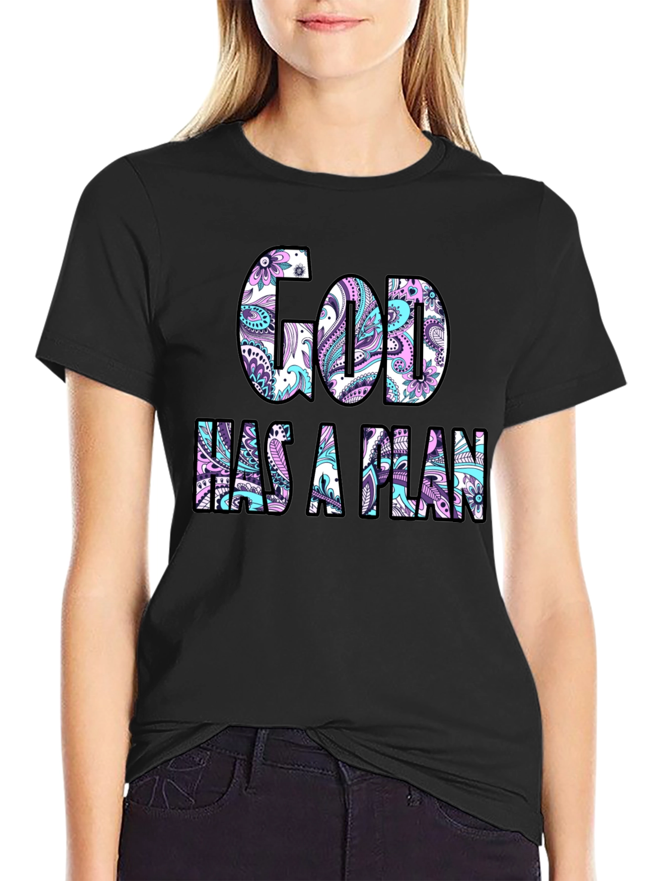 God Has A Plan Graphic T-Shirt