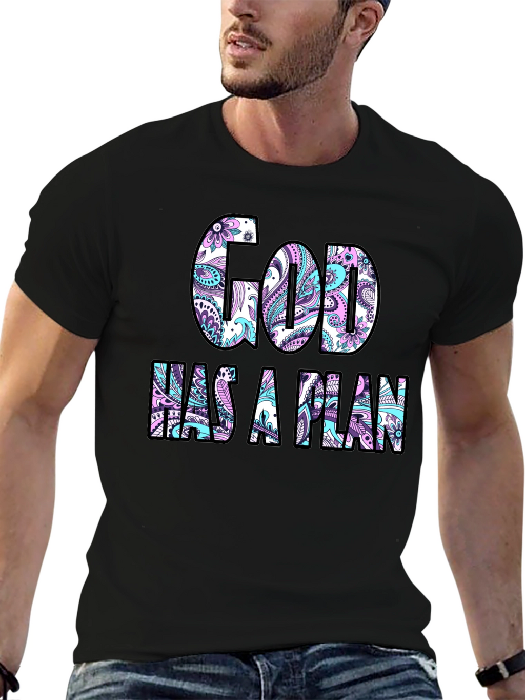 God Has A Plan Graphic T-Shirt