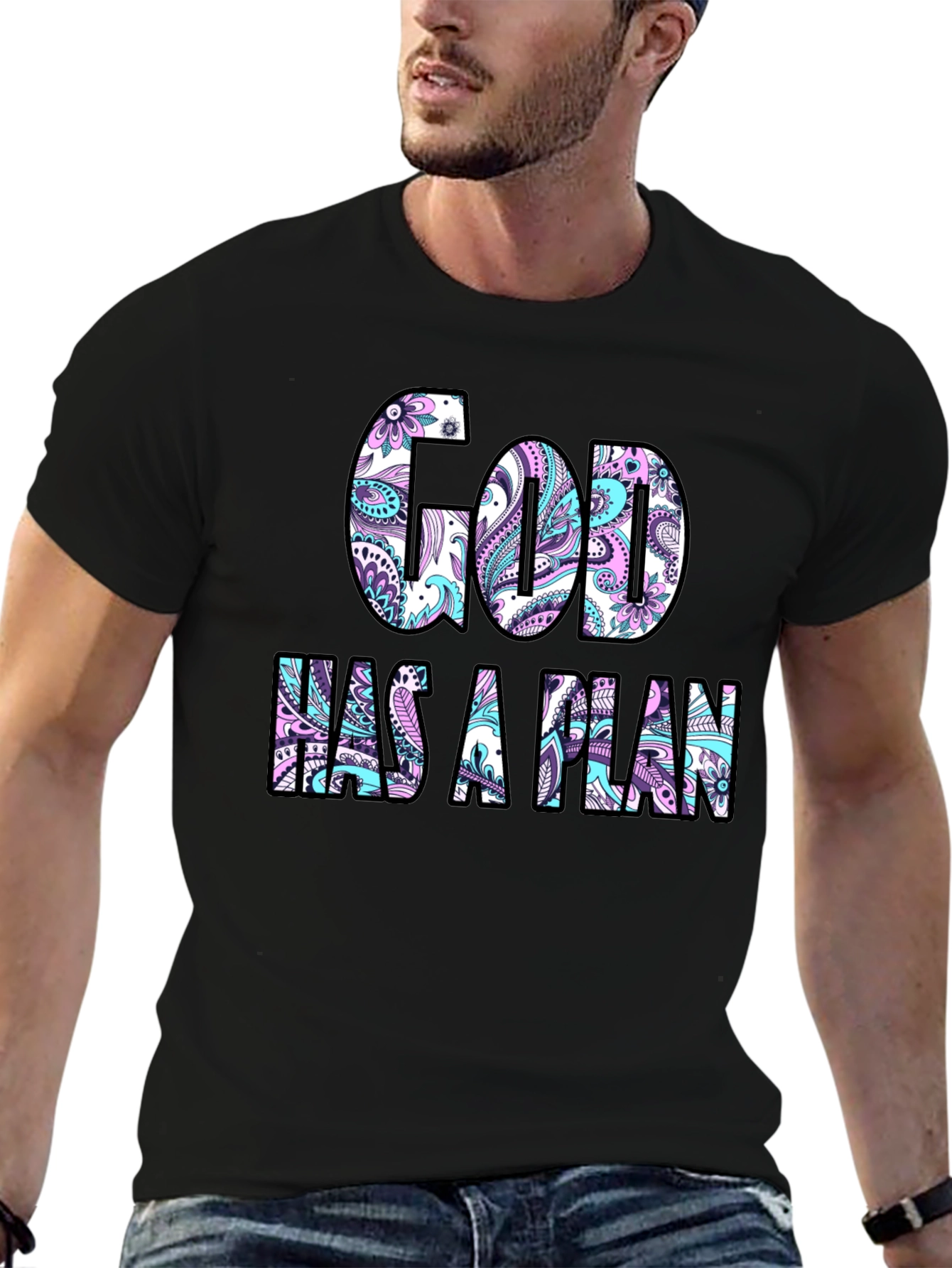 God Has A Plan Graphic T-Shirt